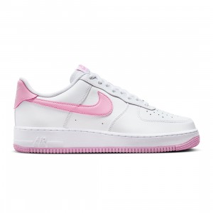 Nike bane Men Air Force 1 '07 (white / pink rise-white)