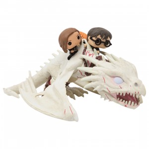Funko POP Rides Harry Potter - Harry Hermione And Ron Riding Gringotts Dragon (gray)