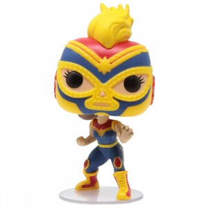 Funko POP Marvel Lucha Libre Edition - Captain Marvel La Estrella Cosmica (blue)