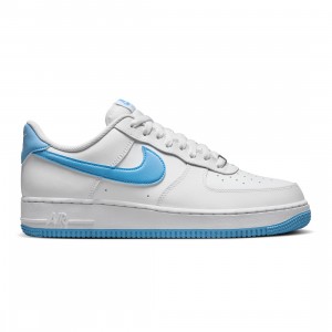 Nike vintage Men Air Force 1 '07 (white / aquarius blue-white)