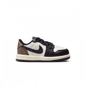 Jordan Toddlers 1 Retro Low (sail / black-dark mocha)