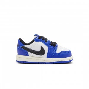 Jordan Toddlers 1 Retro Low (white / black-game royal-sail)