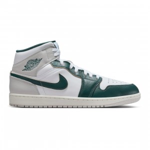 Air Jordan 1 Mid SE Men (white / oxidized green-sail-neutral grey)