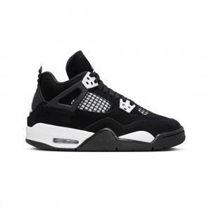 Air Jordan 4 Retro Big Kids (black / white-black)