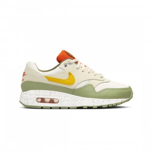 Nike Big Kids Air Max 1 Se (Gs) (summit white / vivid sulfur-summit white)