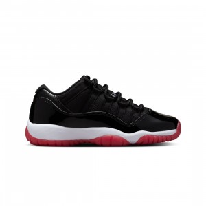 Air Jordan 11 Retro Low Big Kids (black / varsity red-white)