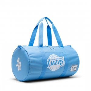 Herschel Supply Co x NBA Los Angeles Lakers Sutton Mid 600 Duffel Bag (blue / light blue)