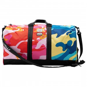 Herschel Supply Co x Andy Warhol Novel 600D Duffel Bag (pink / pink camo / blue camo / black)