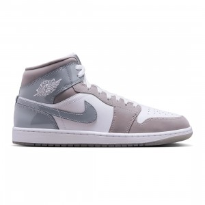 Air Jordan 1 Mid SE Men (white / cool grey-medium grey)