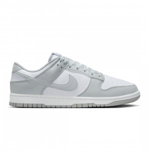 Nike Men Dunk Low Retro (white / lt smoke grey-white)