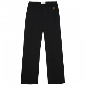 Cheap Urlfreeze Jordan Outlet x Mitchell And Ness Women Bell Trouser Pants (black)