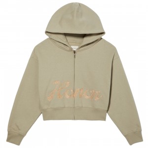 Honor The Gift Women Cropped Hoody (sand)