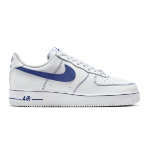 Nike Men Air Force 1 '07 Lv8 (white / deep royal blue)