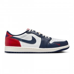 AIR JORDAN 1 RETRO LOW OG Men (summit white / gym red-midnight navy)