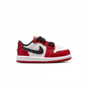 Jordan Little Kids 1 RETRO LOW OG (PS) (varsity red / black-summit white)