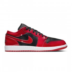 AIR JORDAN 1 LOW SE Men (black / varsity red-white)