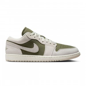 AIR JORDAN 1 LOW SE Men (medium olive / lt orewood brn-sail)