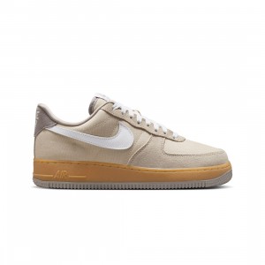 Nike Women Wmns Air Force 1 '07 (lt khaki / white-gum yellow-college grey)