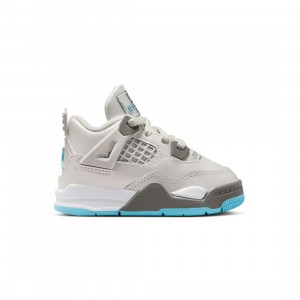 Jordan Toddlers 4 Retro (photon dust / blue chill-flat pewter-white)