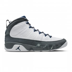 Air Jordan 9 Retro Men (white / french blue-flint grey)