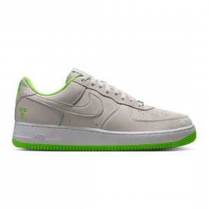 Nike Men Kobe Air Force 1 Low (vast grey / electric green-white)
