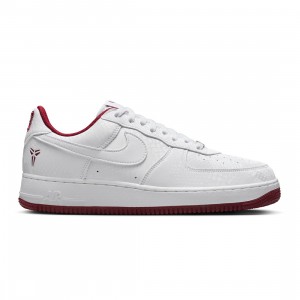 Nike Men Kobe Air Force 1 Low (white / team red)