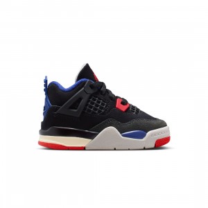 Jordan Toddlers 4 RETRO OG (TD) (black / fire red-deep royal blue)
