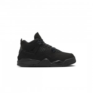 Jordan Little Kids 4 Retro (black / black-lt graphite)