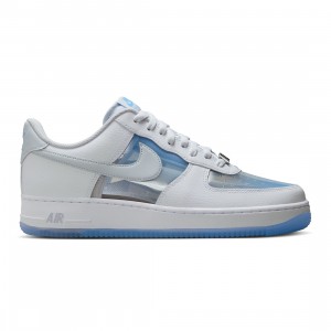 Nike Men Air Force 1 Retro (white / pure platinum-university blue)
