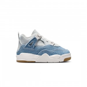 Jordan Toddlers 4 RETRO TEX (TD) (sail / worn blue-metallic gold)