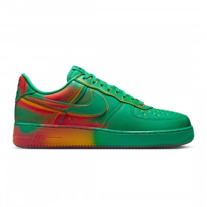 Nike Men Air Force 1 Low Retro (stadium green / bright crimson)