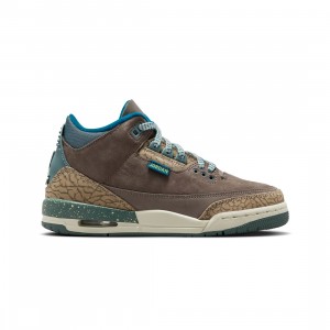 AIR JORDAN 3 RETRO Big Kids (GS) (olive grey / green abyss-khaki-sea glass)
