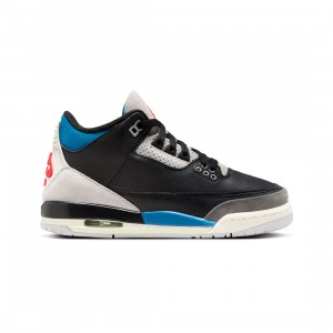 AIR JORDAN 3 RETRO OG Big Kids (GS) (black / chile red-neutral grey)