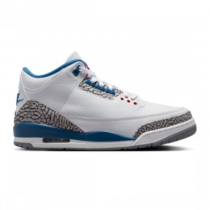 Air Jordan 3 Retro Men (white / fire red-true blue)