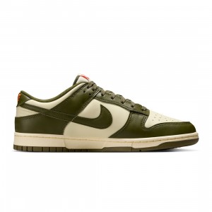 Nike Men Dunk Low Retro (coconut milk / rough green-electro orange)