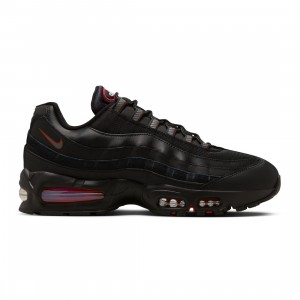 Nike Men Air Max 95 Big Bubble (black / smoke grey-university red-white)