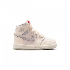 Jordan Toddlers 1 RETRO HIGH OG (TD) (sail / university red-pale ivory)
