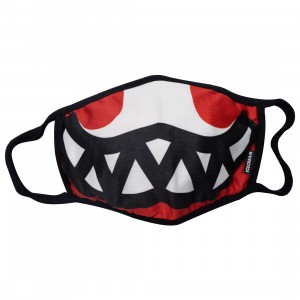 Ice Cream Grin Mask (red / tomato)