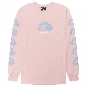 Ice Cream Men Oops Long Sleeve Knit Long Sleeve Tee (pink / rose smoke)