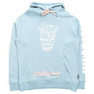 Ice Cream Men Bow Tie Hoody (blue)