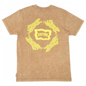Ice Cream Men Outlaw Knit Tee (brown / doe)