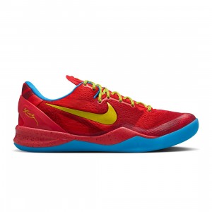 Nike Men Kobe Viii Protro (lt crimson / bright citron-vivid blue)