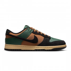 Nike Men Dunk Low Retro (fir / black-lt british tan-sesame)