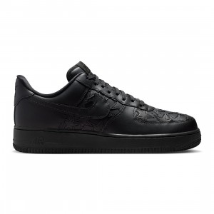 Nike Men Air Force 1 '07 (black / black-metallic silver)