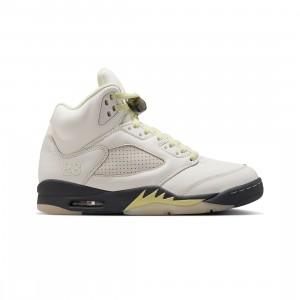 AIR JORDAN 5 RETRO Women (sail / luminous green-anthracite)
