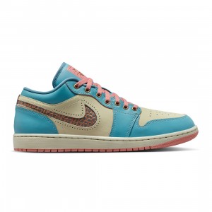 Air Jordan 1 Low SE Men (denim turq / smokey blue-red stardust)