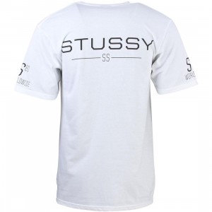 Stussy Men S80 Worldwide Tee (white)
