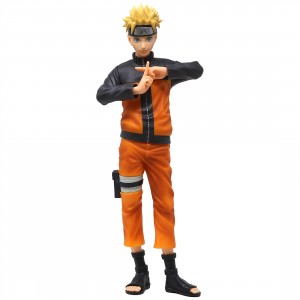 Banpresto Naruto Shippuden Grandista Nero Uzumaki Naruto Figure (orange)