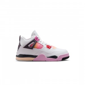 Jordan Little Kids 4 Retro Comic (off white / fire pink-anthracite)
