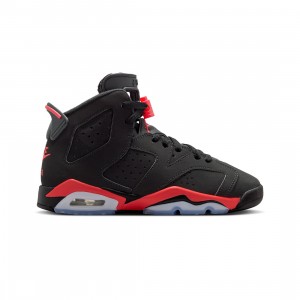 Air Jordan 6 Retro Infrared Big Kids (black / lt crimson)